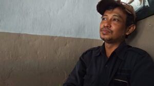 Abdurrahman, produser film dokumenter "Frekuensi di Lereng Bencana". (Foto: Noe/Tugu Jatim)
