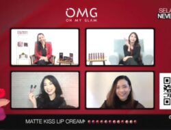Virtual launching brand kosmetik OMG Oh My Glam #NEVERFADE, Jumat (09/04/201). (Foto: Mila Arinda/Tugu Jatim)