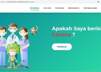 Surabaya dan Malang Punya Website Deteksi Corona