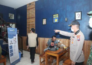 Polresta Malang Sidak Cafe dan Restoran