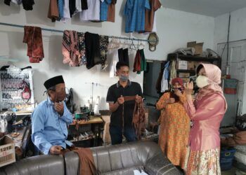 Politikus PDIP Malang Berdayakan Penjahit Bikin Masker