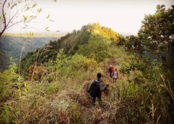 Paksa Muncak di Gunung Buthak Kota Batu, Seorang Pendaki Hilang