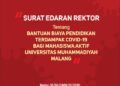 Universitas Muhammadiyah Malang Beri Potongan Uang Kuliah Hingga Sejuta