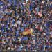 Arema Day! Tamales Ngalu Nuhat ke-33! Salam Satu Jiwa! 12 Lautan Aremnia di Stadion Kanjuruhan tahun 2019 lalu. (Foto: Bayu Eka/Tugu Jatim) face tribun aremania