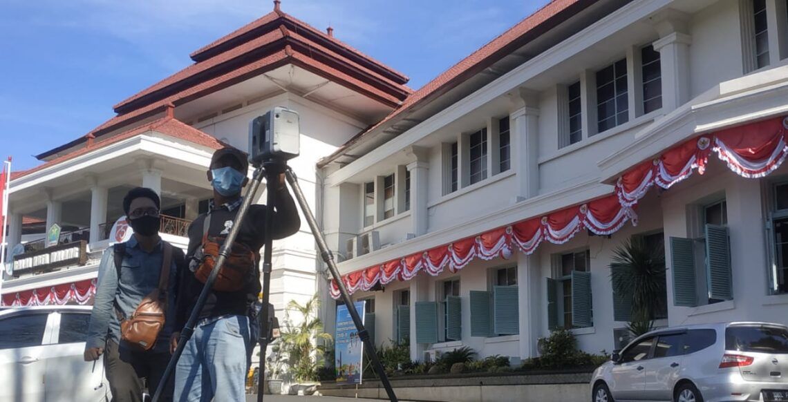 Siapkan Wisata Virtual, Peneliti UB Digitalisasi 6 Aset Bangunan Cagar Budaya di Malang 1 Balai Kota Malang menjadi salah satu bangunan cagar budaya yang didigitalisasi. (Foto: Ulul Azmy)