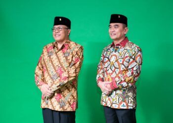 Pasangan Calon Wali Kota dan Wakil Wali Kota Blitar Santoso-Tjutjuk Sunario (Satrio).
