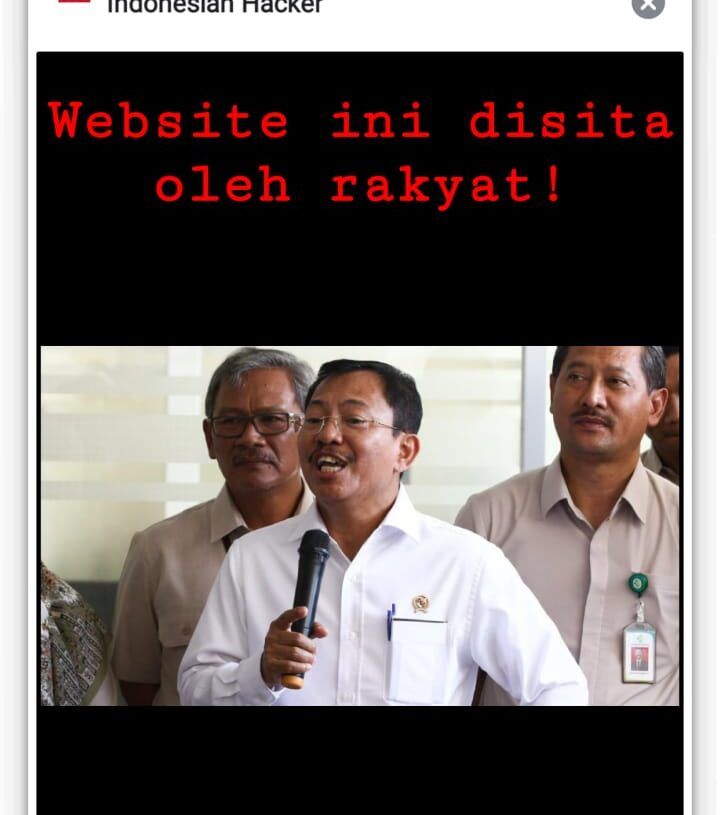 22 Akun Webiste Milik Kemenkes RI Diretas, Hacker: Rakyat Gusar