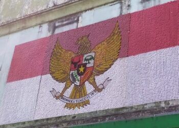 Pancasila, lambang negara Indonesia. (Foto: GG)