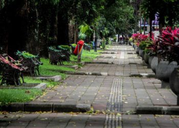 penutupan Jalan Ijen di Kota Malang bakal ditutup kembali untuk meminimalisasi wabah COVID-19. (Foto: BEN)