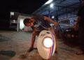 motor berbentuk keong, minthil