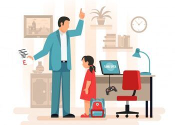 Ilustrasi orang tua membentak anak karena nilai jelek. (Foto: Pixabay)
