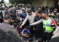 15 Pelajar Diamankan di Tengah Aksi Tolak Omnibus Law Jilid 2 di Malang