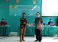 Kegiatan pelatihan metode statistika gur matematika di Kediri.