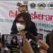 Kepala BPJS Kesehatan Cabang Malang, Dina Diana Permata mengomentari terkait pasien corona(Foto: AZM)