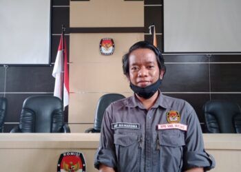 Ketua Divisi Sosialisasi Pendidikan Pemilih dan SDM KPU Kabupaten Malang, Marhaendra Pramudya Mahardika.