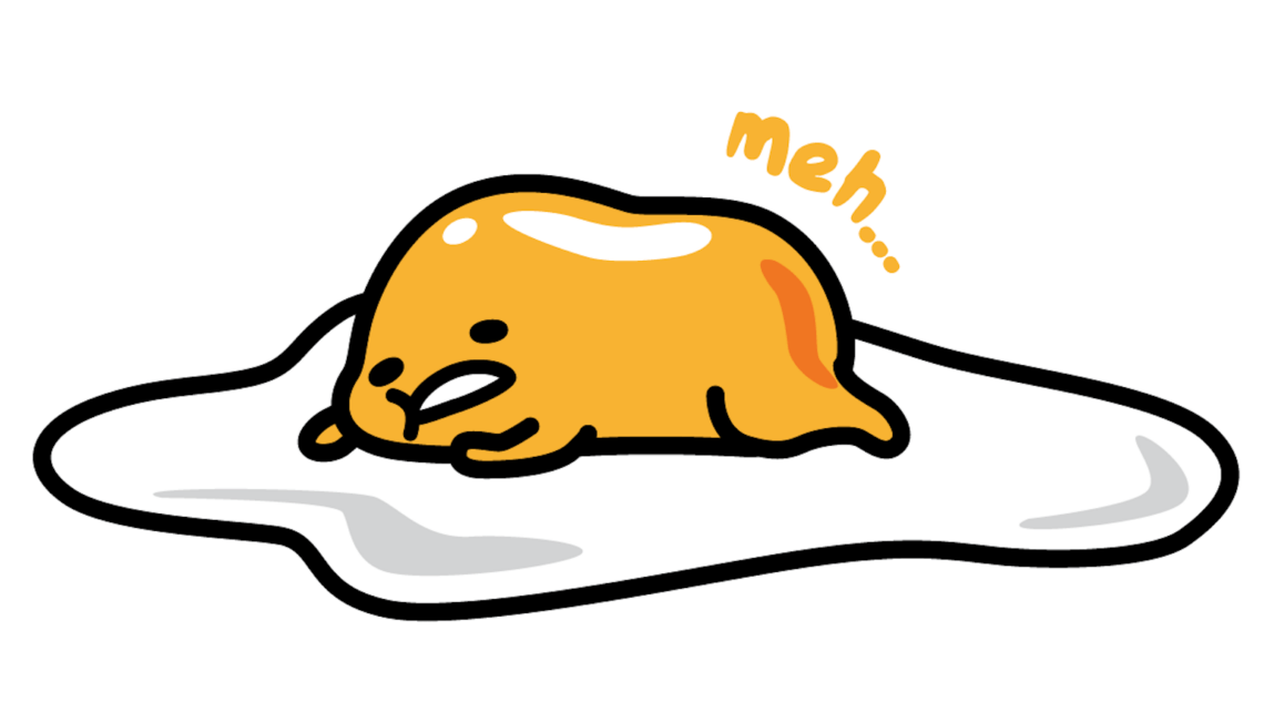 Gudetama, karakter unik dari Jepang.