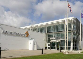 Kantor farmasi AstraZeneca di Inggris yang membuat vaksin corona AstraZeneca yang bekerja sama dengan Universitas Oxford