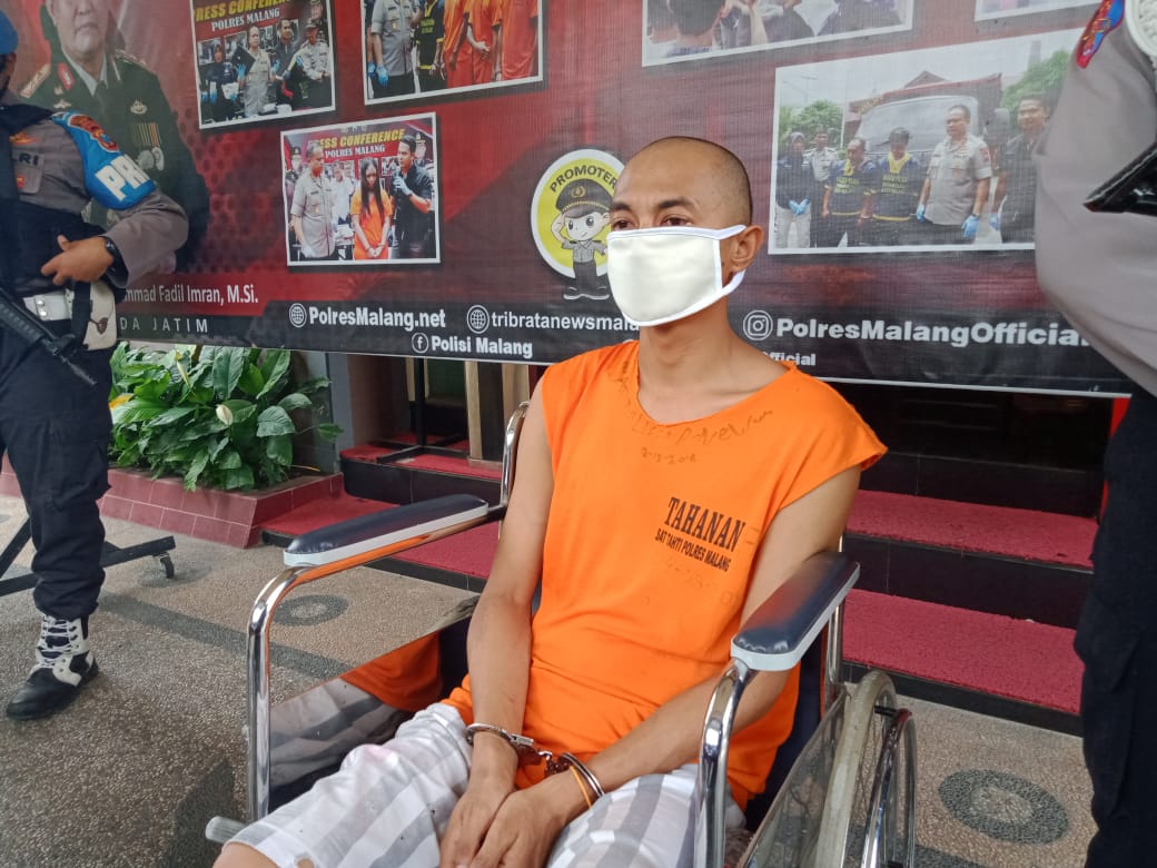 Dian Bambang Setyo alias Rois (28), warga Donomulyo, Kabupaten Malang yang begal dan perkosa para korbannya. (Foto: RAP)