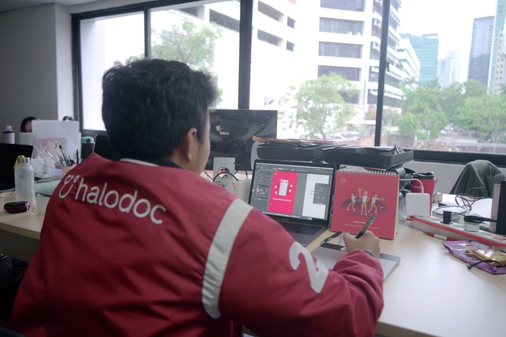 Investasi Sektor Ekonomi Digital . Halodoc, salah satu ekonomi digital Indonesia yang sudah mulai dikenalkan kepada Thailand. (Foto: Website Halodoc.com)
