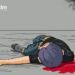 Ilustrasi bocah tewas tertutup daun