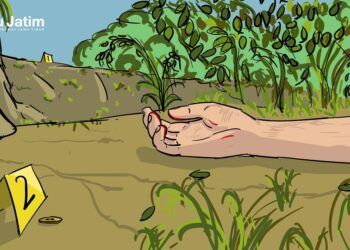 Ilustrasi penemuan mayat
