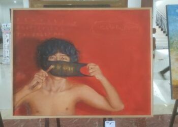32 Pelukis Unjuk Kebolehan di Gedung DPRD Kota Malang. Lukisan
