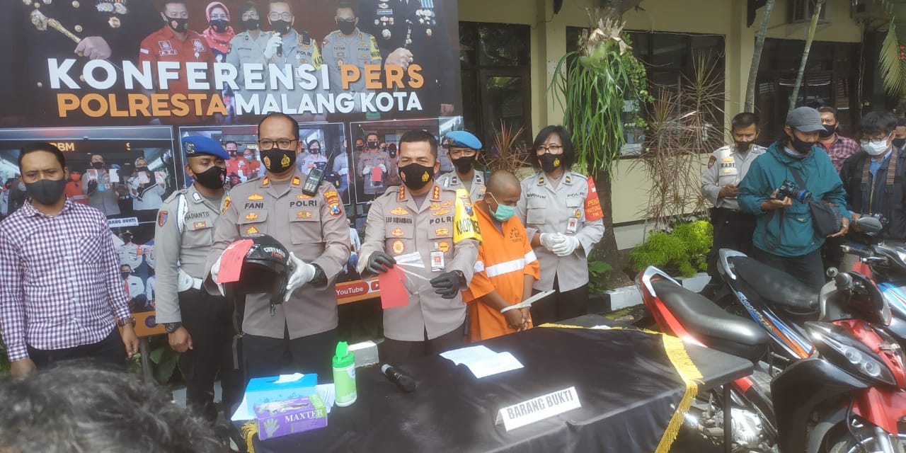 Polisi Bekuk Spesialis Curanmor di Malang, Dua Bulan Gondol 11 Unit Motor