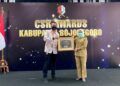 PT Pertamina EP Cepu meraih penghargaan dari Pemkab Bojonegoro terkait program CSR. (Foto: Dokumen)