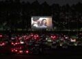 Menonton film dengan konsep drive thru di Drive In Senja. (Foto: Instagram Drive In Senja)