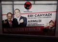 Eri Cahyadi dan Armuji (Eri-Armuji) unggul versi quick count di Pilkada Surabaya. (Foto: Rangga Aji/Tugu Jatim)