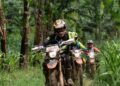 Ketangguhan Honda CRF150L yang telah terbukti ketika dijajal oleh para komunitas rider untuk menjelajahi lintasan pegunungan di Malang. (Foto: Dokumen)