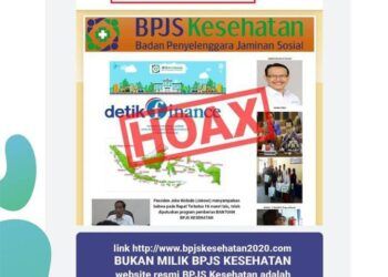 Peringatan website yang mengatasnamakan BPJS Kesehatan. (Foto: Akun instagram BPJS Kesehatan)