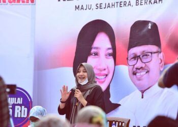 Ipuk-Sugirah menang Pilkada Banyuwangi versi quick count versi LSI Denny JA. (Foto: Instagram Ipuk)