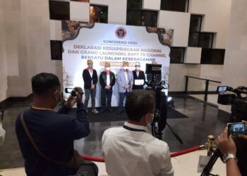Deklarasi Kesiapsiagaan Nasional Dan Grand Launching BNPT TV Channel. (Foto: Dokumen)