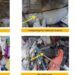 Foto-foto limbah B3 dalam kontainer sampah dari Inggris, Amerika Serikat, Selandia Baru, dan Australia. (Foto: Kementerian Luar Negeri RI)