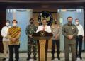 Menko Polhukam, Mahfud MD memberkan keterangan terkait pembubaran FPI. (Foto: YouTube/Kemenko Polhukam)