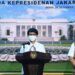 Menlu Retno Marsudi dan juga Prof Wiku Adisasmito saat memberikan pernyataan terkait penutupan Indonesia bagi WNA akibat adanya laporan varian baru virus corona. (Foto: Sekretariat Negara)