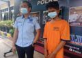 Santoso, pelaku pembunuhan bocah 14 tahun di Malang yang ditutupi daun. (Foto: RAP)