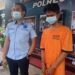 Santoso, pelaku pembunuhan bocah 14 tahun di Malang yang ditutupi daun. (Foto: RAP)