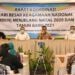 Kepala Dinas Perindag Prov. Jatim, Drajat Irawan saat Pmpin Rakor HBKN Tahun 2020 untuk jaga kestabilan harga bahan pokok (bapok)
