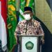Rektor Unisma, Prof. Dr. H. Masykuri Bakri, M.Si saat Haul Virtual Gus Dur ke-11. (Foto: Dokumen)