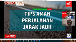 MPM Honda Motor Beri Edukasi dan Tips Lewat Webinar