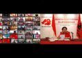 HUT Ke-48, Kader PDIP Kota Malang Ikuti Webinar Serentak