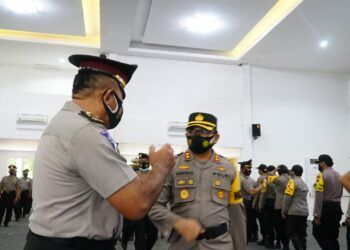 Dapat Reward, 357 Personel Polrestabes Surabaya Naik Pangkat