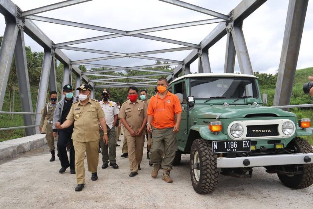 Jembatan Srigonco Kabupaten Malang. (Foto: Rap/Tugu Jatim)