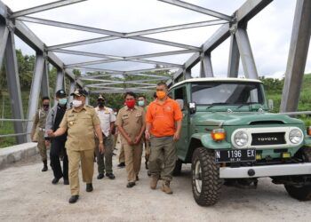 Jembatan Srigonco Kabupaten Malang. (Foto: Rap/Tugu Jatim)