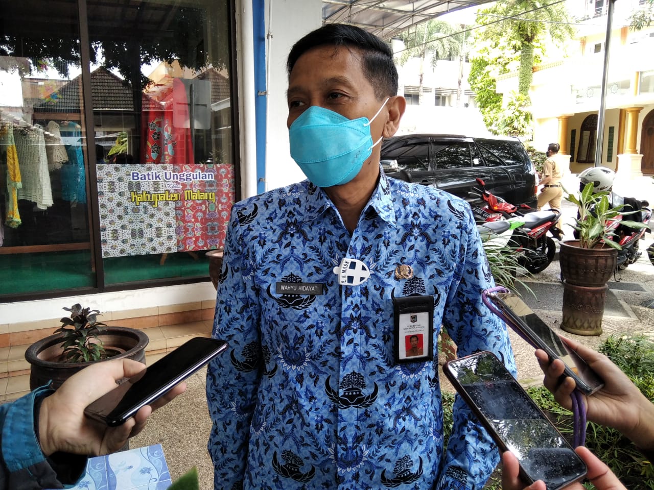 Sekretaris Daerah (Sekda) Kabupaten Malang Wahyu Hidayat saat dikonfirmasi Senin (18/01/2021). (Foto: Rap/Tugu Jatim)
