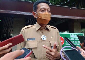 Sekretaris Daerah (Sekda) Kabupaten Malang Wahyu Hidayat saat berbicara soal UMKM. (Foto: Rap/Tugu Jatim)