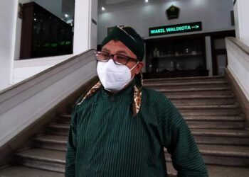 Wali Kota Malang Sutiaji berusaha mencegah wabah corona terus menyebar di Kota Malang.(Foto:Azmy/Tugu Jatim)