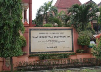 Gedung Disbudpar Jatim di Jalan Wisata Menanggal No 1 Surabaya. (Foto: Disbudpar Jatim/Tugu Jatim)